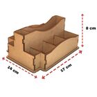 Porta Guardanapo E Sachê Em Mdf - Kit 10 Unidades