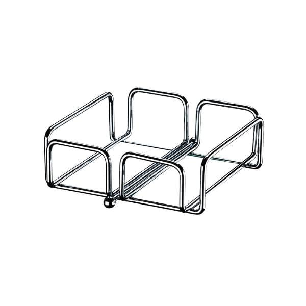 Porta-guardanapo Em Aço Carbono Future Attuale 18x19x6 5cm Cr