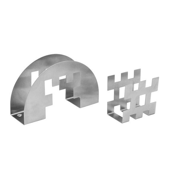 Porta-guardanapo Em Aço Inox 15 Cm Lorena