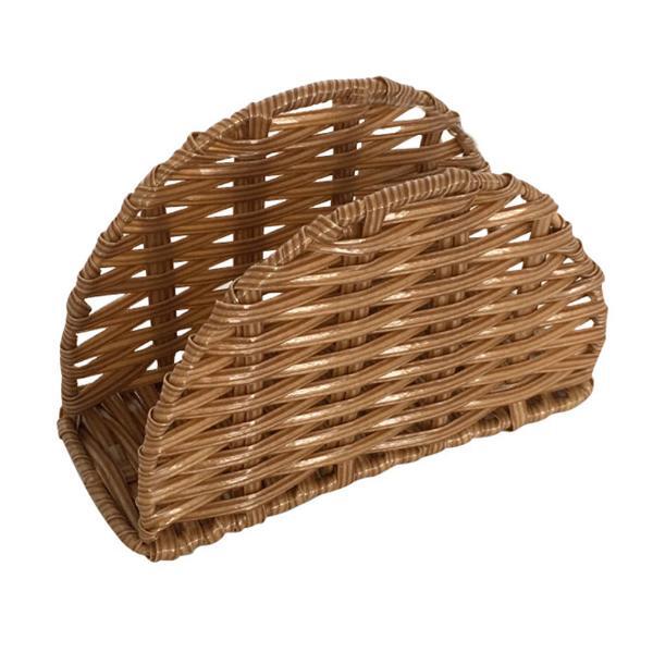 Porta-guardanapo Em Fibra Sintética Dynasty 15x5x9cm Marrom