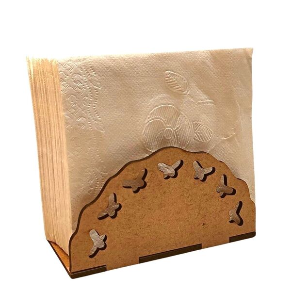 Porta Guardanapo Em Mdf - Kit 10 Unidades