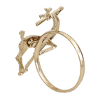 Porta Guardanapo em Metal Ouro Pinheiro Cromus