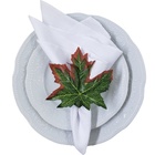 Porta Guardanapo Folha De Outono Canadá - 4 Unds