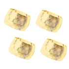 Porta Guardanapo Gold 4 Peças