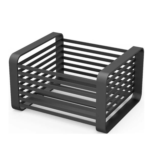 Porta Guardanapo Westing Preto Fosco em Aço Inox – Organizado