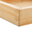 Porta Guardanapo Woodart Pinus De Madeira 21cm X 21cm