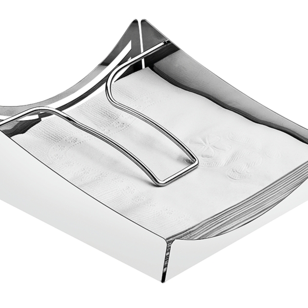 Porta Guardanapos Ciclo Em Aco Inox Tramontina