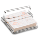 Porta Guardanapos - Cromados 13 X 13 Cm