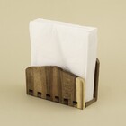 Porta-Guardanapos De Acácia Ajustável Oikos