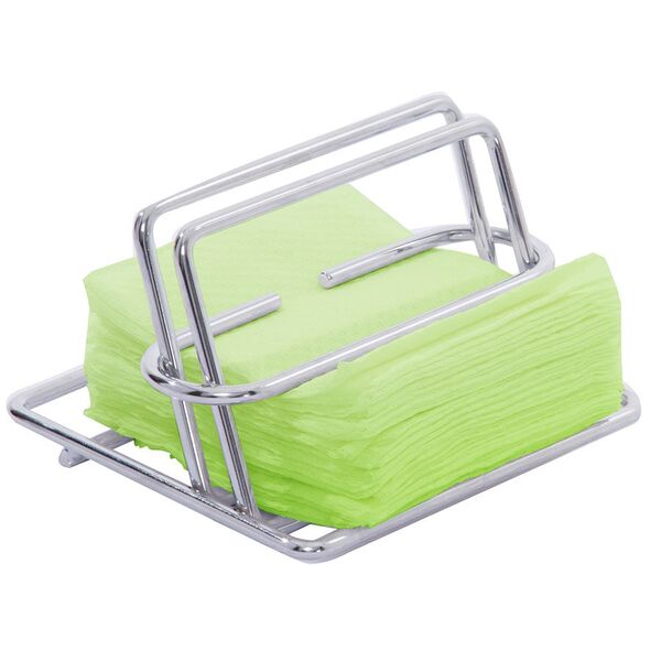 Porta Guardanapos De Aço Duler Cromado Com Trava