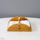 Porta Guardanapos De Bambu 19cm