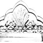 Porta Guardanapos De Cristal Dublin 13x4, 5cm Lyor