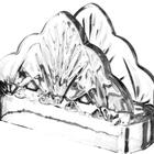 Porta Guardanapos De Cristal Dublin 13x4, 5cm Lyor