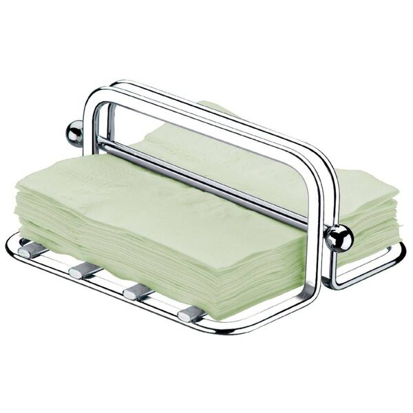 Porta Guardanapos De Mesa Pequeno Luxuoso Com Peso Café Resta