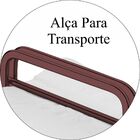 Porta Guardanapos De Mesa Pequeno Luxuoso Com Peso Café Resta