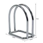 Porta Guardanapos De Mesa Pequeno Suporte Aço Cromado