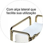 Porta Guardanapos De Papel Grande Com Peso Mesa Café Luxuoso