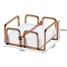 Porta Guardanapos De Papel Pequeno Com Peso Mesa Café Luxuoso