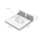 Porta Guardanapos Design Inovador Vidro Inox Forma  Slim