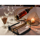 Porta Guardanapos Elegante Aço E Madeira Vienna Schmitt Preto