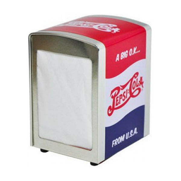 Porta Guardanapos Em Metal Estampa Rótulo Retrô Pepsi Cola 17