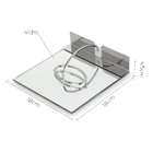 Porta Guardanapos Espelhado Aço Inox 18x18 Cm Forma Inox