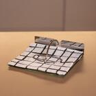 Porta Guardanapos Espelhado Aço Inox 18x18 Cm Forma Inox