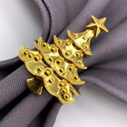 Porta Guardanapos Kit Com 4 Argolas Para Guardanapo Árvore De