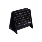 Porta Guardanapos Preto Texto Plasútil