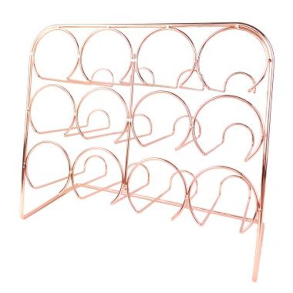 Porta Guarrafas De Metal Cobre Para 12 Garrafas 36 5cm X 16c