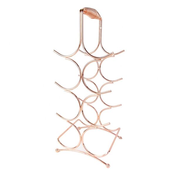 Porta Guarrafas De Metal Cobre Para 8 Garrafas 29cm X 29cm X