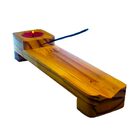 Porta Incenso c/ Vela - Aromatizador - Meditação - Ioga - Bud