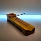 Porta Incenso c/ Vela - Aromatizador - Meditação - Ioga - Bud