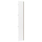 Porta Individual 40cm 227,8x39,6x1,5cm Madeira Branco Mat Prime Luciane