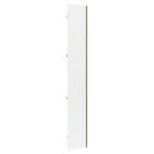 Porta Individual 40cm 227,8x39,6x1,5cm Madeira Branco Mat Prime Luciane
