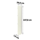 Porta Individual 40cm 227,8x39,6x1,5cm Madeira Kashmir Prime Luciane