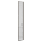 Porta Individual 40cm 227,8x39,6x1,5cm Madeira Inox e Reflecta Prata Prime Luciane