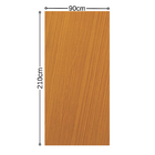 Porta Interna Lisa Pintada Cerejeira Com Furo Fechadura 2,10