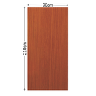 Porta Interna Lisa Pintada Mogno Com Furo Fechadura 2,10 X 0,