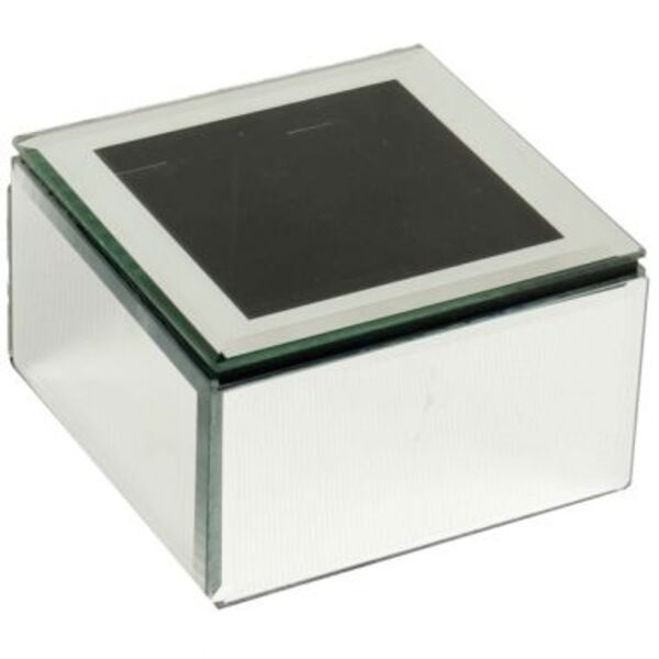 Porta Joia Revestido De Espelho - 12x7 Cm