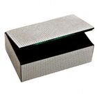 Porta Joia Revestido De Vidro Detalhado