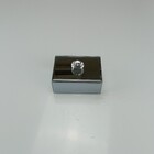 Porta Joias Caixa Organizadora Mdf Cinza Espelhado