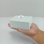 Porta Joias Decorativo Home&co Espelhado Mdf 4x10x7cm Branco