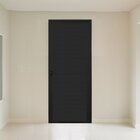 Porta Lambri 1 Folha 80x215cm Fábrica Do Alumínio Preto