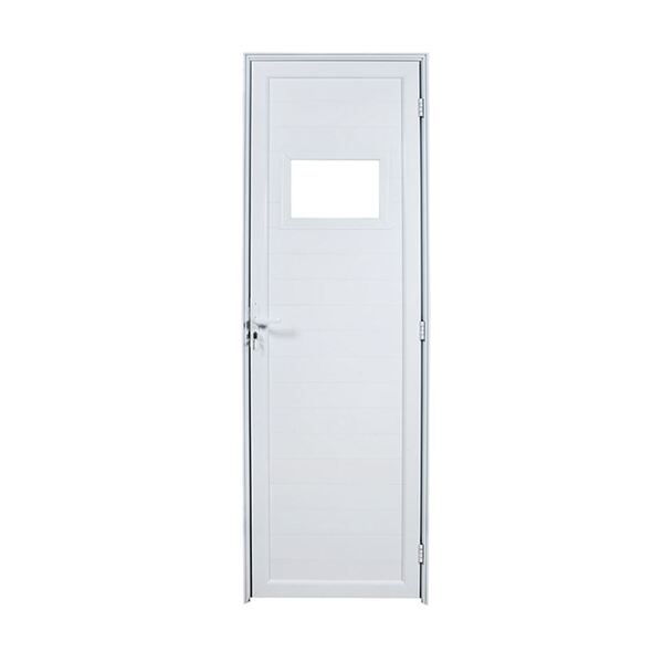 Porta Lambri Com Visor Em Alumínio 215 X 070 X 6 Cm Direita B