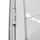 Porta Lambri de Giro Alumínio Pintado Branco com Puxador 2,10x0,80m Lado Direito Linha Home 3A Alumínio