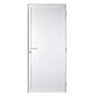 Porta Lambri de Giro 1 Folha Alumínio Pintado Branco 2,15x0,98m Lado Esquerdo Linha Veneza 3A Alumínio