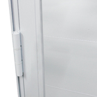 Porta Lambri de Giro 1 Folha Alumínio Pintado Branco 2,15x0,98m Lado Esquerdo Linha Veneza 3A Alumínio