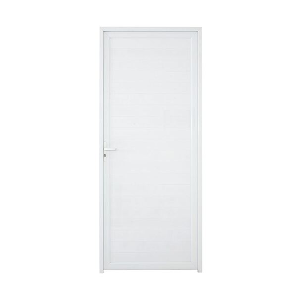 Porta Lambri Em Alumínio 215 X 090 X 6 Cm Com Fechadura Esque