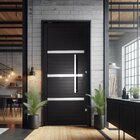 Porta Lambri Pivotante De Aluminio 215x100cm Com Puxador Reto